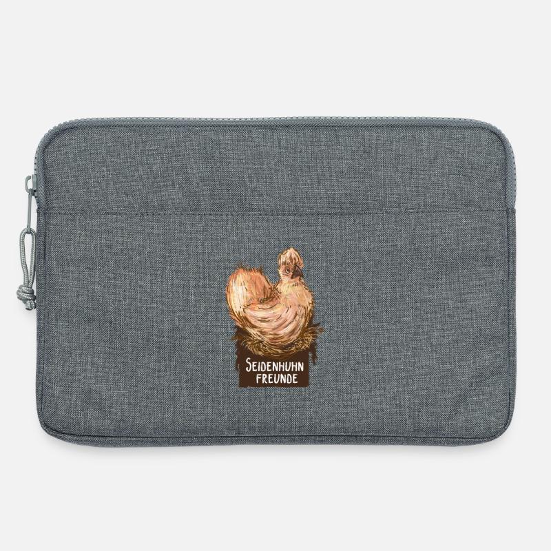 seidenhuhn - Laptoptasche 13" - Grau meliert