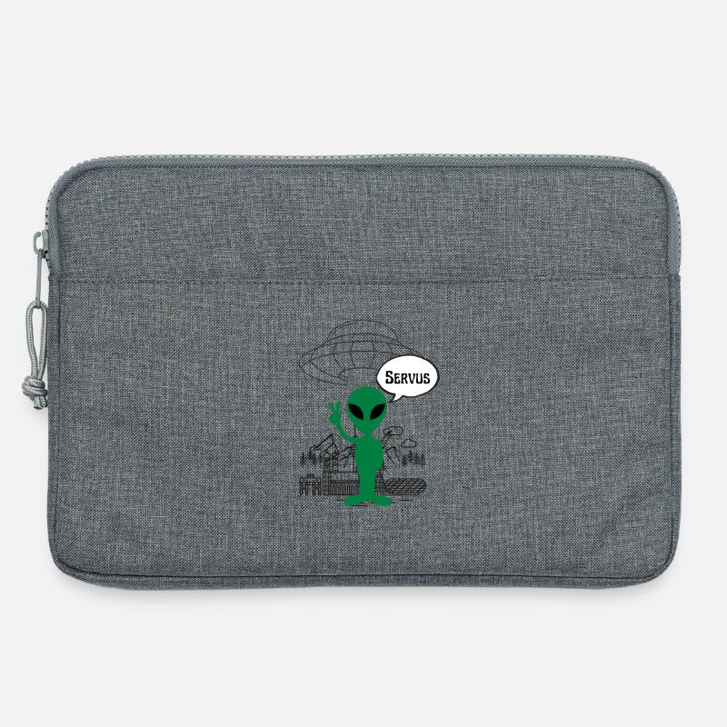 Servus Alien ART - Laptoptasche 13" - Grau meliert
