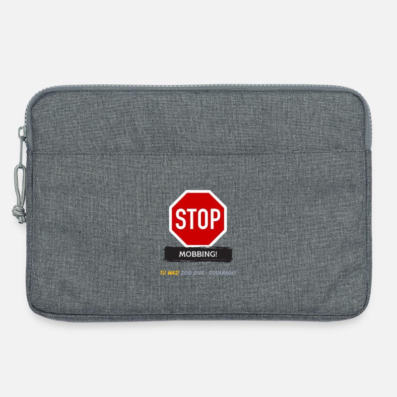 ! STOP MOBBING ! - Laptoptasche 13" - Grau meliert