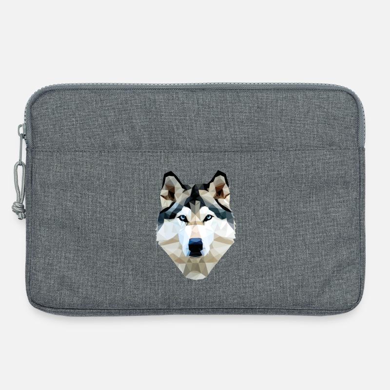 Husky Hund Polygon - Laptoptasche 13" - Grau meliert