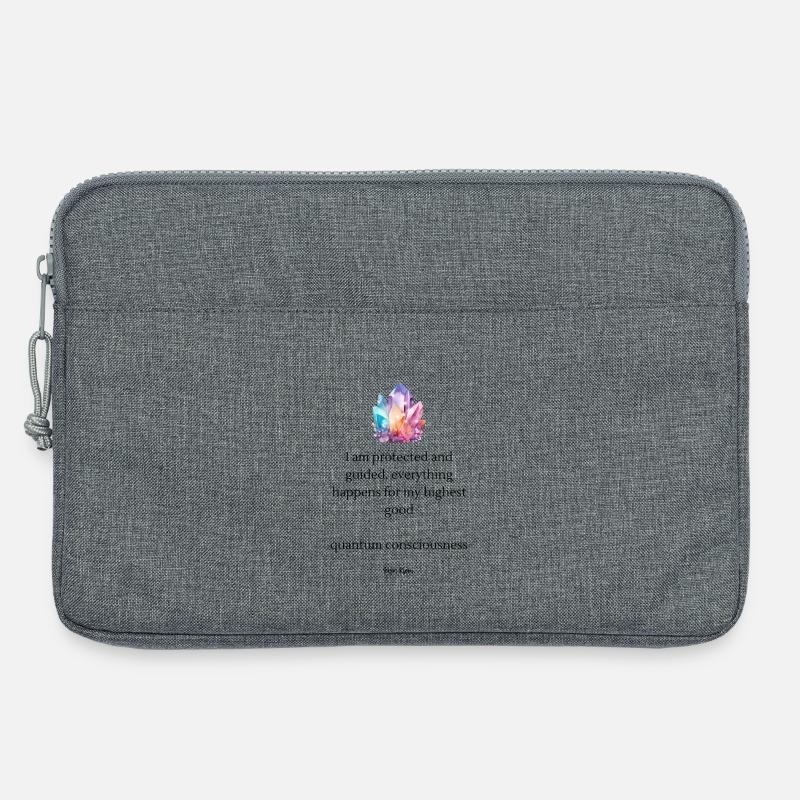 Kristallfarben Cluster - Laptoptasche 13" - Grau meliert