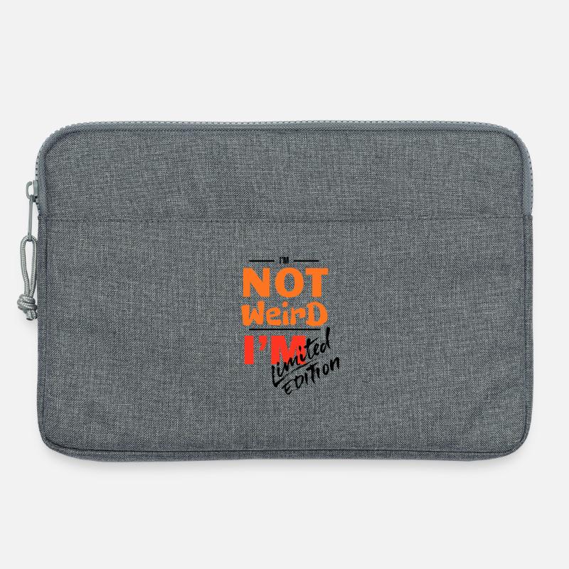 Nicht komisch, ich bin bold Farbverlauf - Laptoptasche 13" - Grau meliert
