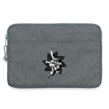 Judo-Griff - Laptoptasche 13" - Grau meliert - Vorne