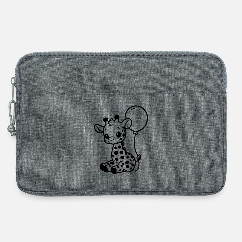 Baby Giraffe - Laptoptasche 13" - Grau meliert