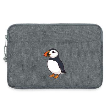 Papageientaucher Puffin - Laptoptasche 13" - Grau meliert - Vorne