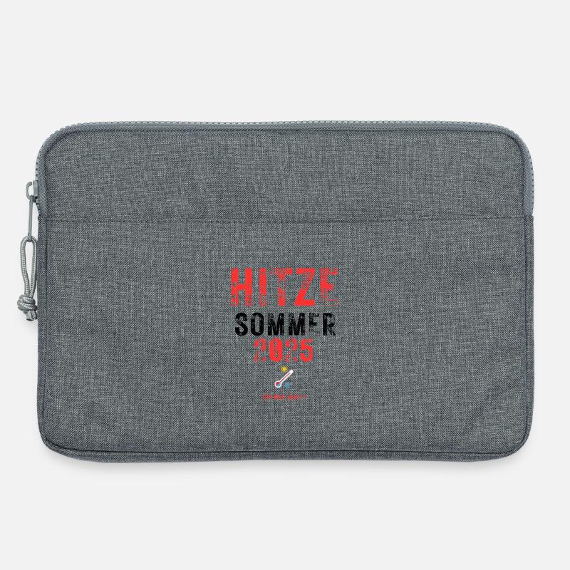 Hitzesommer 25 - Laptoptasche 13" - Grau meliert