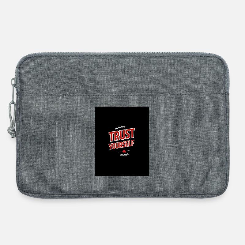 Ermutigung Selbstvertrauen - Laptoptasche 13" - Grau meliert