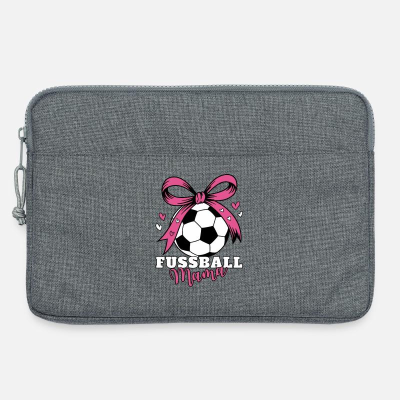 Fussball Mama - Laptoptasche 13" - Grau meliert