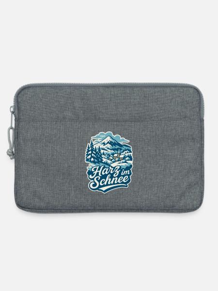 Harz im Winter - Laptoptasche 13" - Grau meliert
