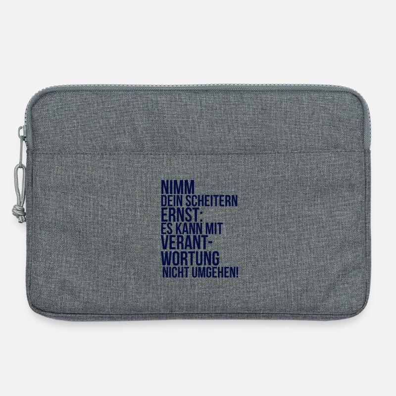 about going wild: Take your failure seriously - Laptop bag 13" - heather grey