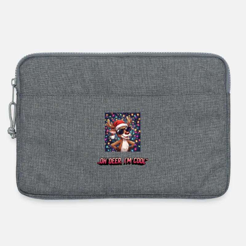 OH Deer, I´m Cool - Laptoptasche 13" - Grau meliert
