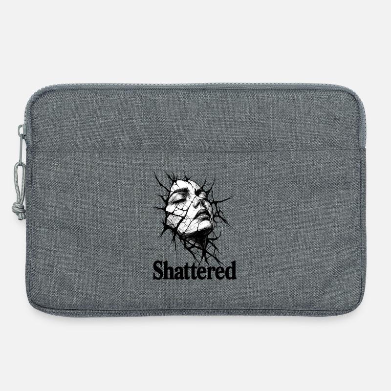 Zerbrochenes Schweigen - Laptoptasche 13" - Grau meliert