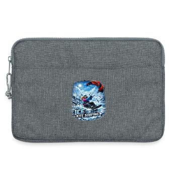 FILLE SKIFEUR DE KITE-SURF D’HIVER - Sacoche pour ordinateur portable 13 pouces - gris chiné - Devant