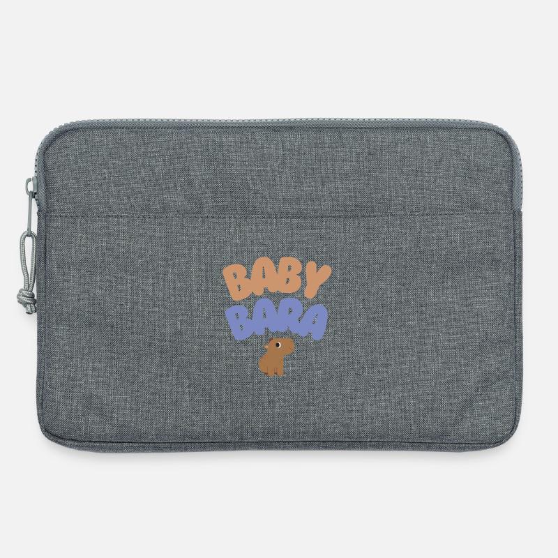 Baby Bara Capybara - Laptoptasche 13" - Grau meliert