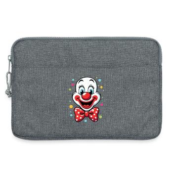 Déguisement de clown de carnaval Carnaval Carnaval - Sacoche pour ordinateur portable 13 pouces - gris chiné - Devant