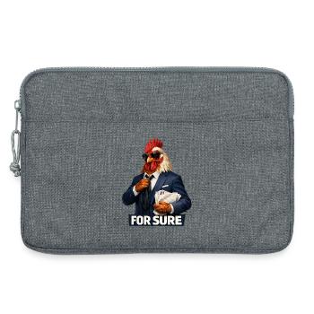 Sicher. - Laptoptasche 13" - Grau meliert - Vorne