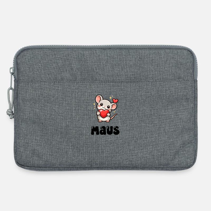 Maus - Laptoptasche 13" - Grau meliert