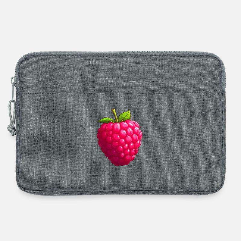 Himbeere - Laptoptasche 13" - Grau meliert