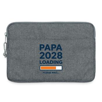 Dad 2028 Loading - Laptop bag 13" - heather grey - Front