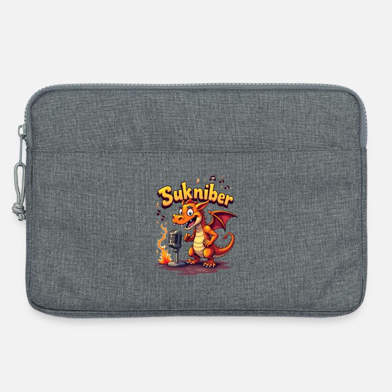 Sukniber Drachenrapper - Laptoptasche 13" - Grau meliert