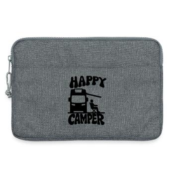 Campeur - Sacoche pour ordinateur portable 13 pouces - gris chiné - Devant