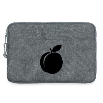Peach Silhouette – Sweet Summer Design - Laptop bag 13" - heather grey - Front