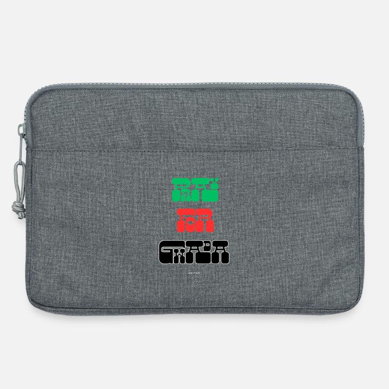 PRAY FOR GWADA - Laptop bag 13" - heather grey