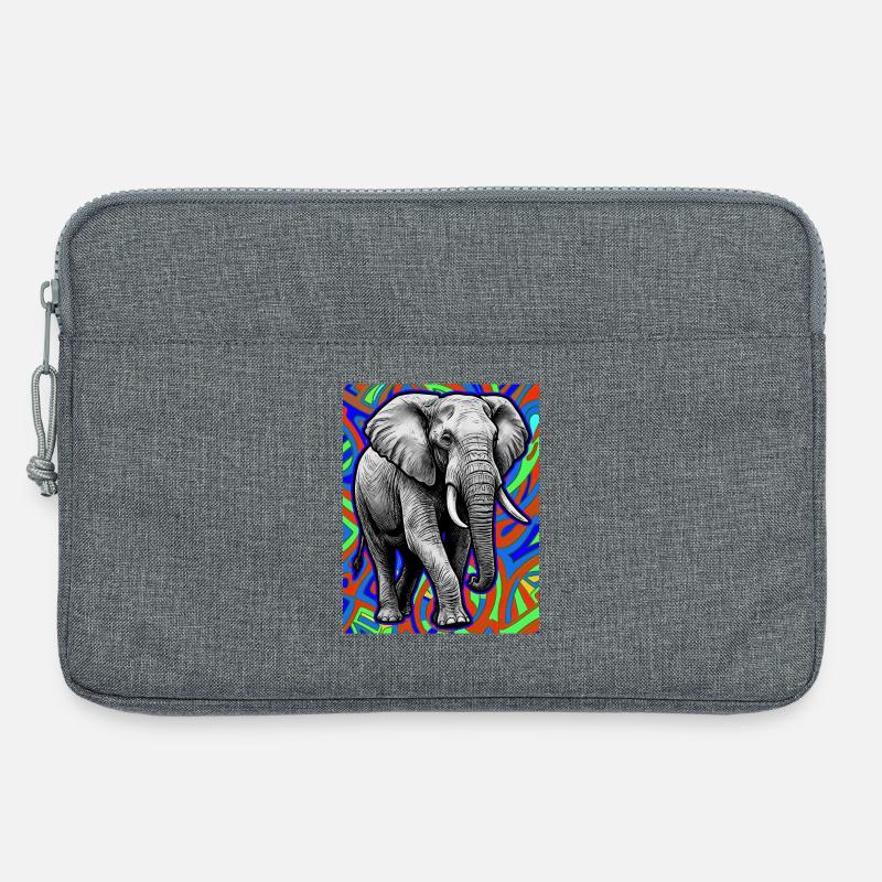Elefant - Laptoptasche 13" - Grau meliert