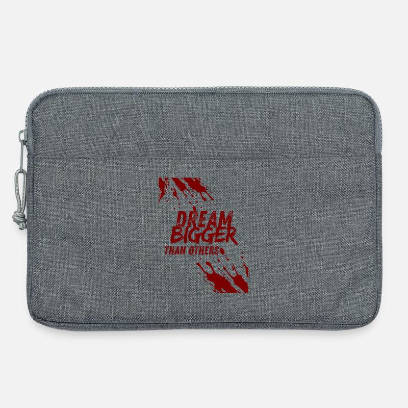 dream bigger than others - Laptop bag 13" - heather grey