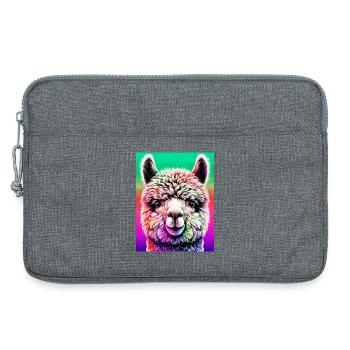 Alpaga - Sacoche pour ordinateur portable 13 pouces - gris chiné - Devant