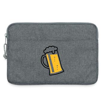 Maßkrug (bière / mug à bière / verre à bière / R /\/ 2C) - Sacoche pour ordinateur portable 13 pouces - gris chiné - Devant