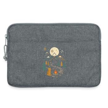 Hiking Cat - Outdoor Adventure - Laptop bag 13" - heather grey - Front