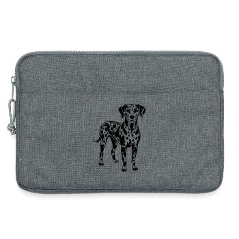 Dalmatien - Sacoche pour ordinateur portable 13 pouces - gris chiné - Devant