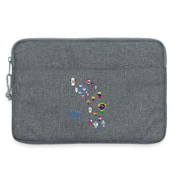 Lateinamerikanischer Widerstand - Laptoptasche 13" - Grau meliert - Vorne