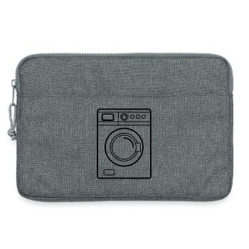 Machine à laver - Sacoche pour ordinateur portable 13 pouces - gris chiné - Devant