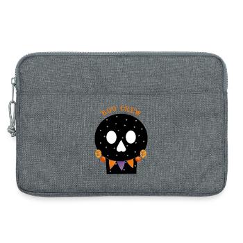 Starry Skull Boo Crew Halloween - Laptoptasche 13" - Grau meliert - Vorne