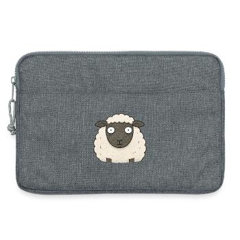 PETITS ACTIVISTES | Moutons - Sacoche pour ordinateur portable 13 pouces - gris chiné - Devant