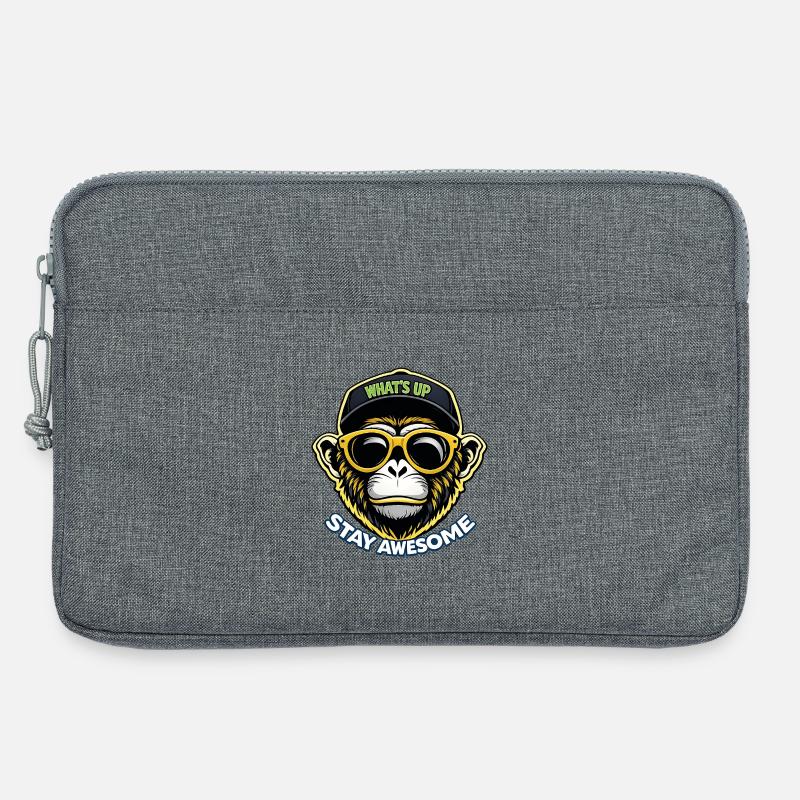Whats_Up_Logo - Laptoptasche 13" - Grau meliert