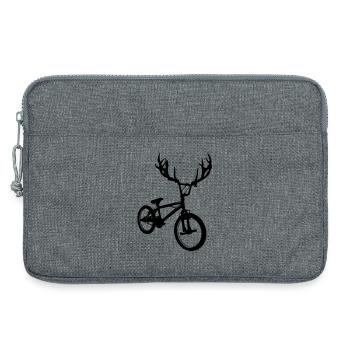 Wilde bmx - Laptoptasche 13" - Grau meliert - Vorne