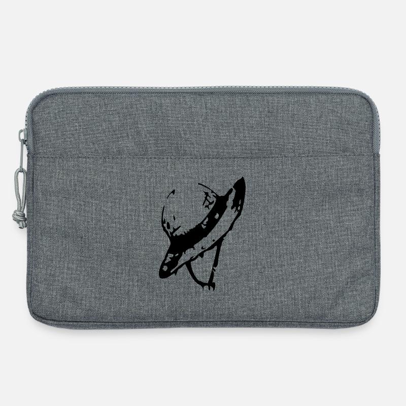 strohhut schema - Laptoptasche 13" - Grau meliert