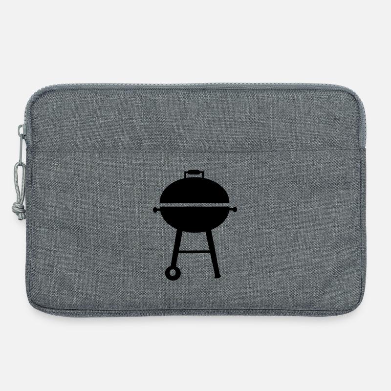BBQ Barbeque - Laptop bag 13" - heather grey