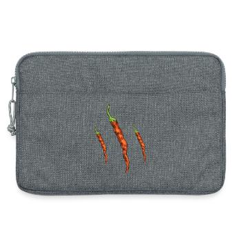 Piments - Sacoche pour ordinateur portable 13 pouces - gris chiné - Devant