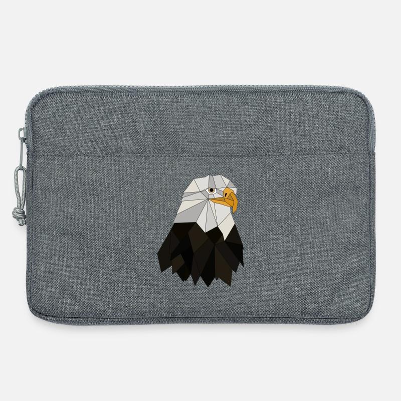 Adler geometrisch - Laptoptasche 13" - Grau meliert