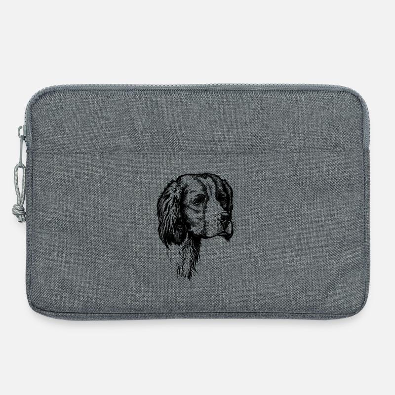 IRW Setter Portrait - Laptoptasche 13" - Grau meliert
