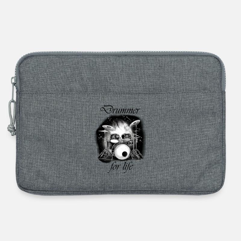 Drummer for life - Laptoptasche 13" - Grau meliert