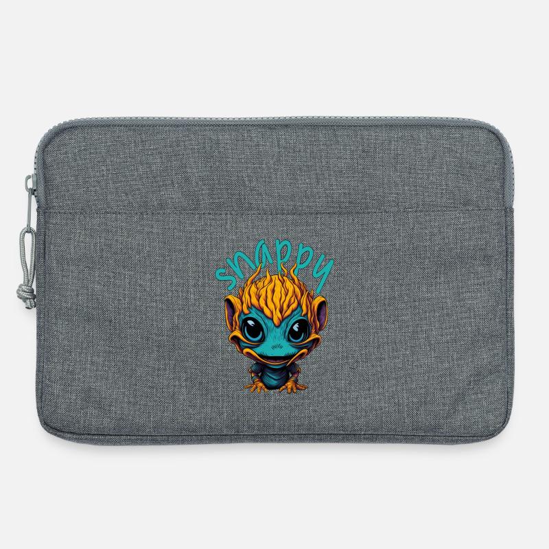 Snappy Alien - Laptop bag 13" - heather grey