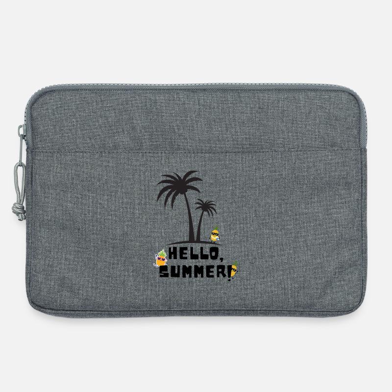 Hello summer - Laptoptasche 13" - Grau meliert