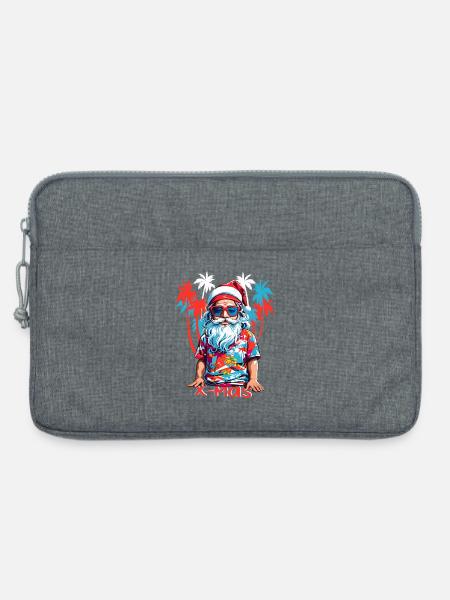 Coole Weihnachtsmann - Laptoptasche 13" - Grau meliert