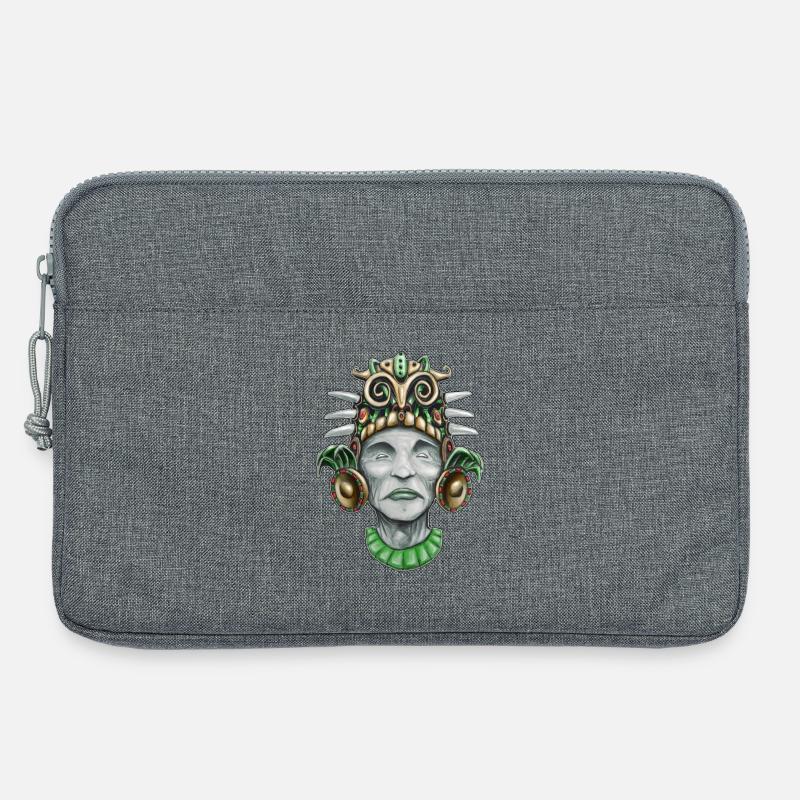 Aztec-Inspired God 2 - Laptop bag 13" - heather grey