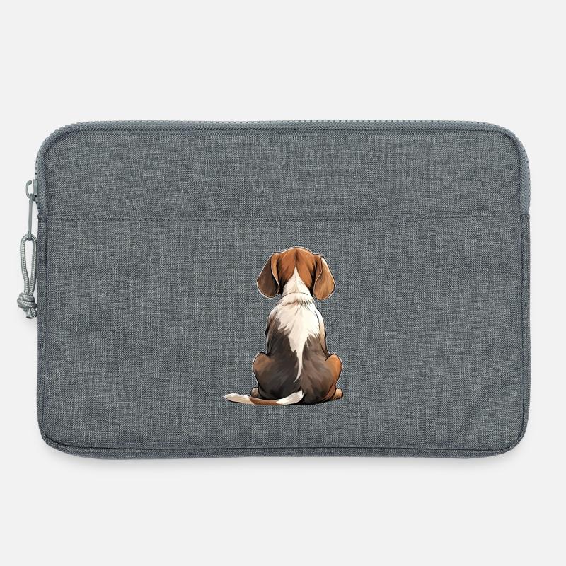 Beagle - Laptoptasche 13" - Grau meliert